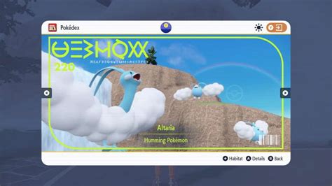 All Altaria weaknesses and Best Counters in Pokémon Scarlet.